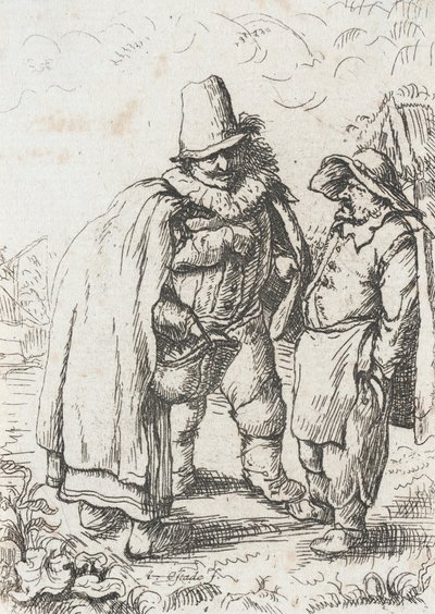 Drei groteske Figuren von Adriaen Jansz. van Ostade